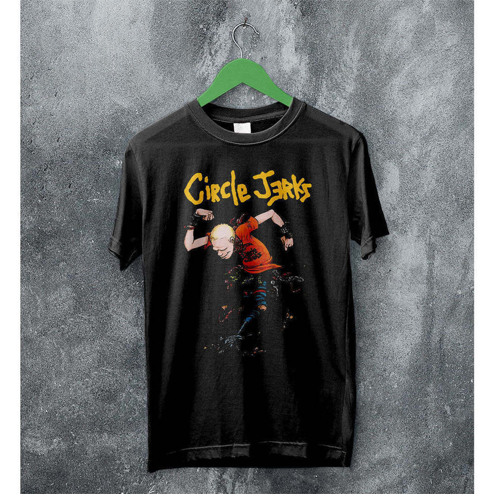 Circle Jerks Logo Punk Rock Band Music Graphic Album Fan Art T-Shirt